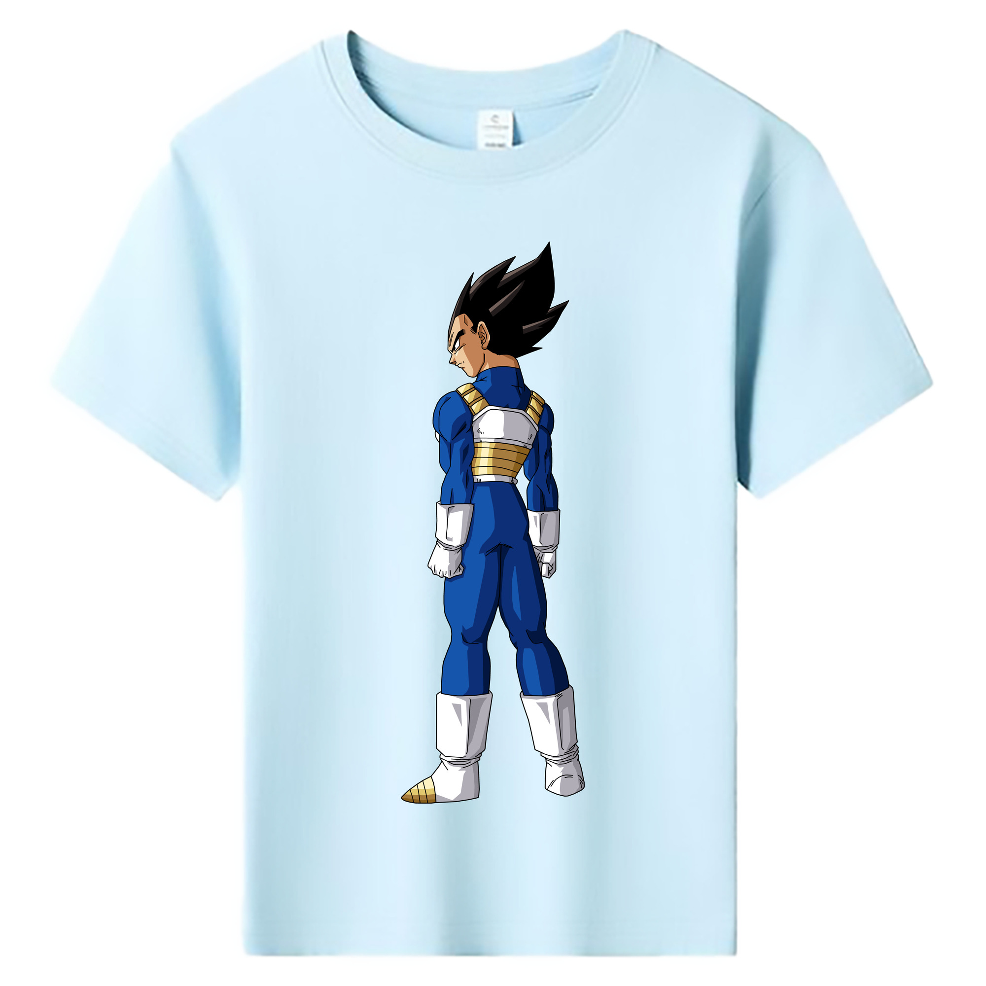 （画像用） ドラゴンボール ベジータ四世（Bejīta Yonsei）DRAGON BALL Vegeta IV 綿100％キッズTシャツ（フロントプリント）